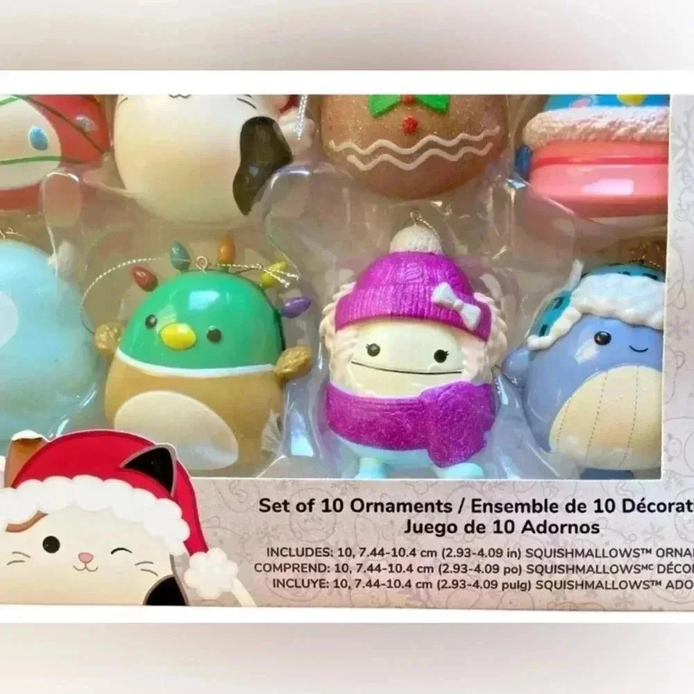 🚫SOLD🚫 Original Squishmallows Holiday Ornament Set - Picture 3 of 9